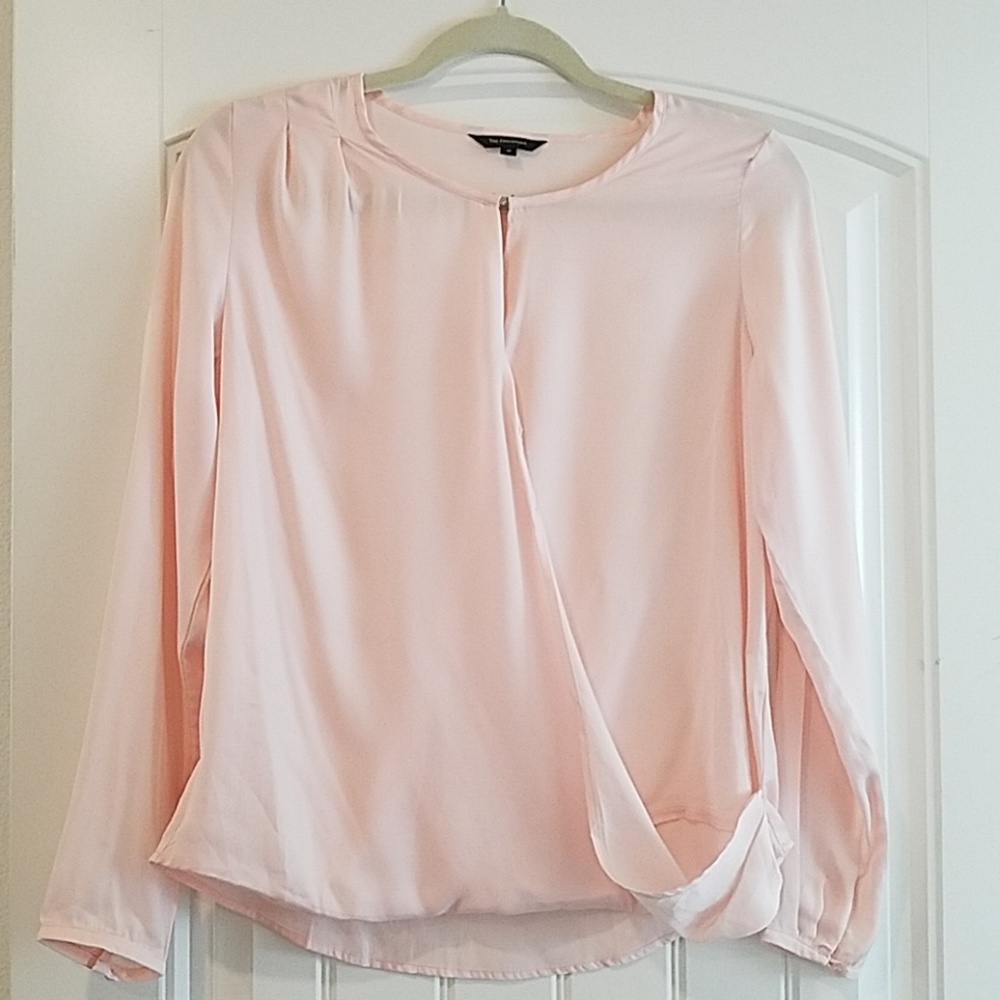 NWOT Women Work Blouse Pink Salmon Medium